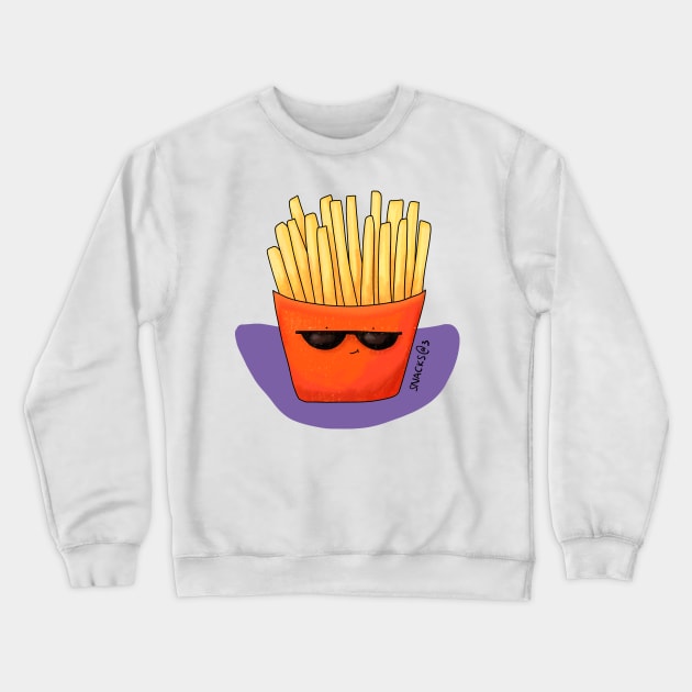 Lucien the French Fries Crewneck Sweatshirt by Snacks At 3